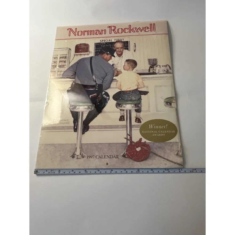 Vintage Norman Rockwell Art Wall Calendar 1997 Size 11